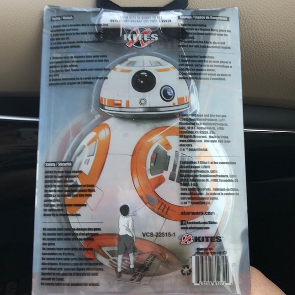 Disney Star Wars BB-8 MicroKite mini Mylar kite - Picture 2 of 5
